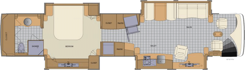 Newell Class A Motorhome Floor Plans