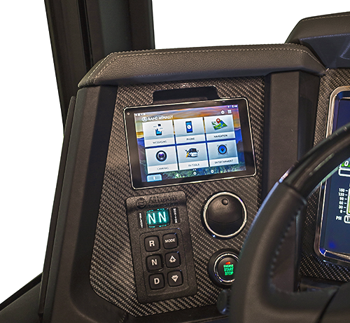 Newell Motorhomes dual-navigation amenities